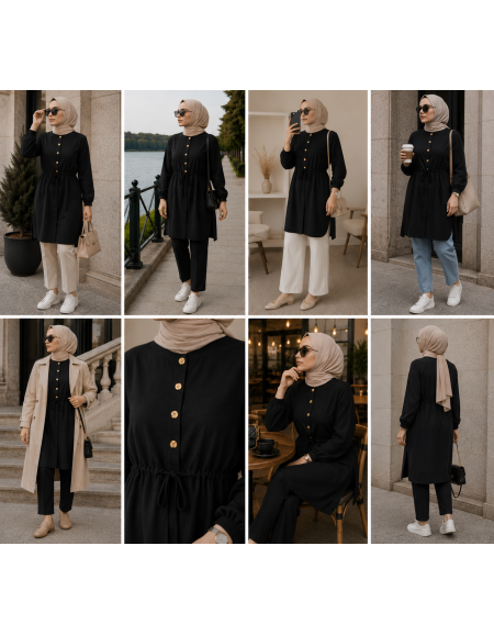 Tunique Lysa noire